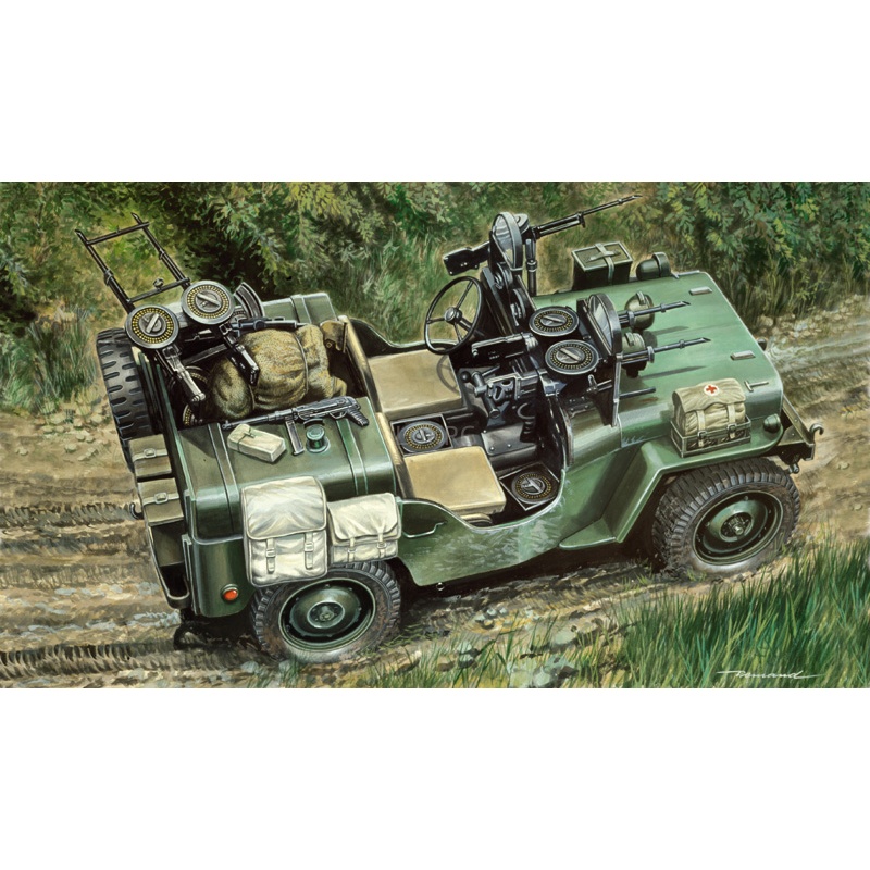 Model Kit Italeri - No.320 ITALERI Model 1/35 Scale Commando