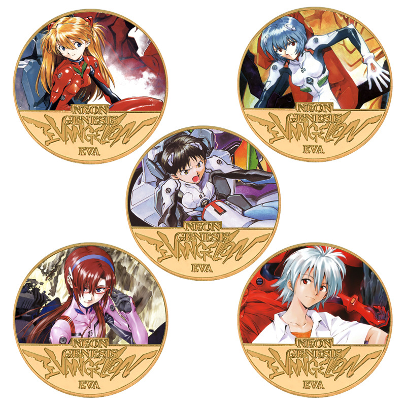 Model Kit Evangelion - EVA Commemorative Collection Gold Coins Neon