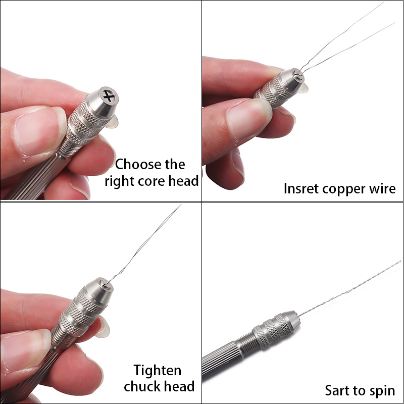 1Pc Double Ended Hand Twist Dr - Pin Vice Micro ulasan dan harga
