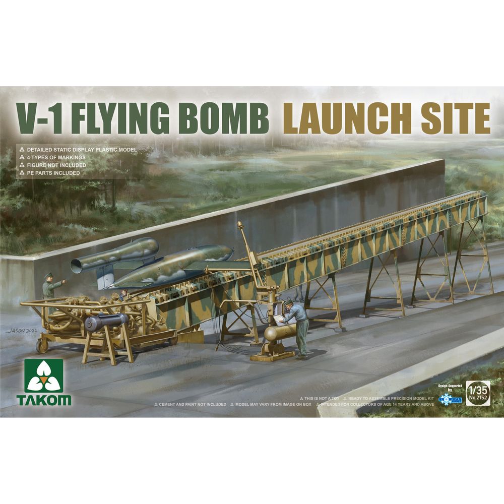 TAKOM 2152 1/35 V-1 Flying Lau - Model Kit Locomotive ulasan dan harga