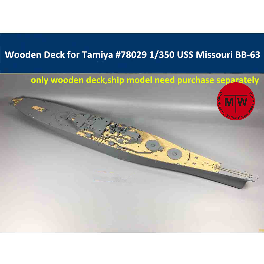 1/350 Scale Wooden Deck for Ta - Model Kit Uss Iowa ulasan dan harga