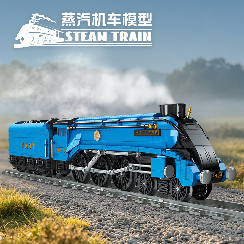 1413PCS Vintage Steam Locomoti - Model Kit Locomotive ulasan dan harga