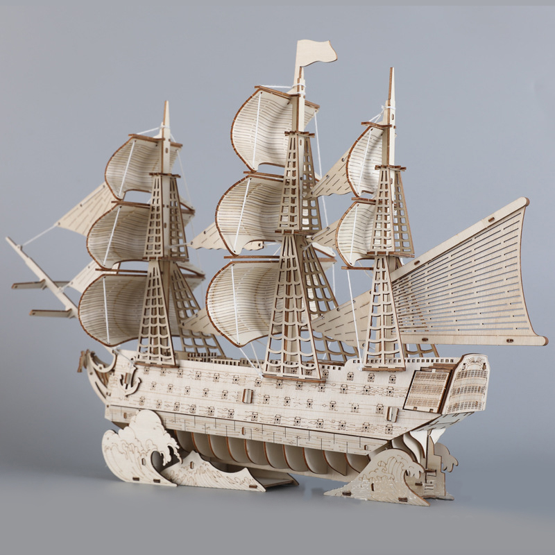 HMS Victory Ship Model Kit 3D  - Model Kit Hms Victory ulasan dan harga