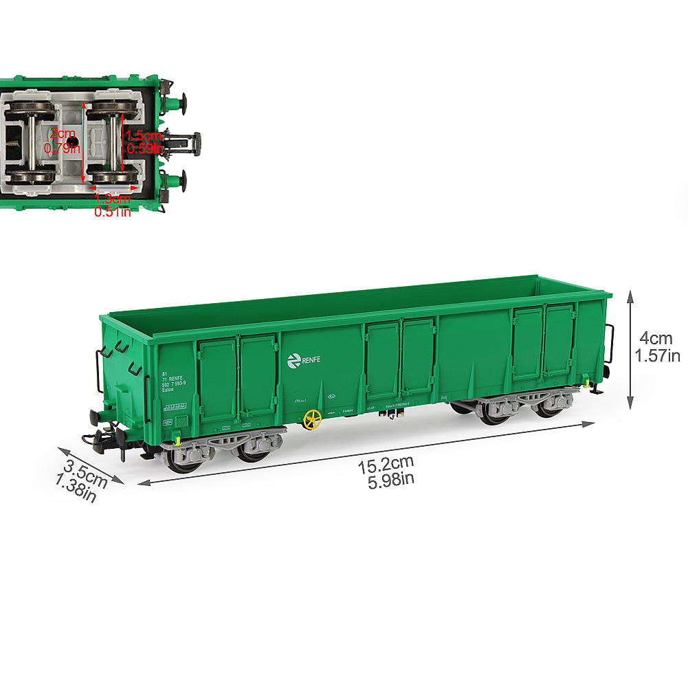 Evemodel 1pc/2pcs HO Scale 1:8 - Model Kit Locomotive ulasan dan harga