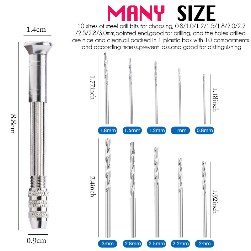 Mini Hand Resin Drill Pin Vise - Pin Vice Micro ulasan dan harga