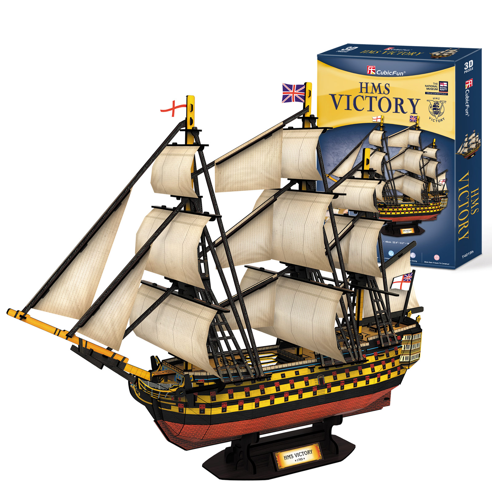 3D Puzzles Large HMS Victory V - Model Kit Hms Victory ulasan dan harga