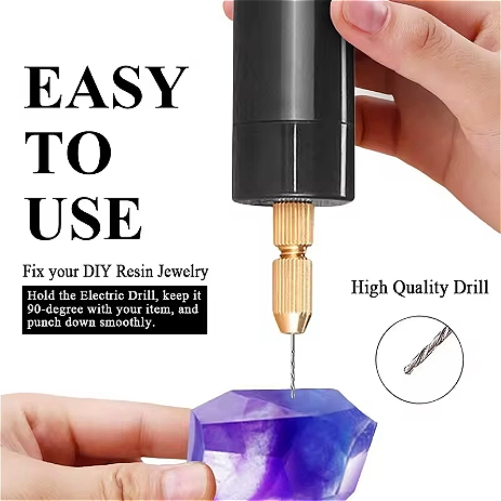 Micro-Electric Hand Drill Set  - Pin Vice Micro ulasan dan harga