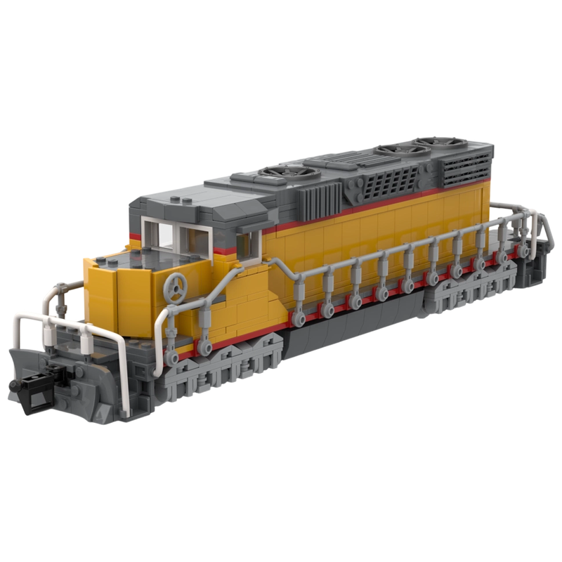 MOC Bricks Union Pacific Freig - Model Kit Locomotive ulasan dan harga