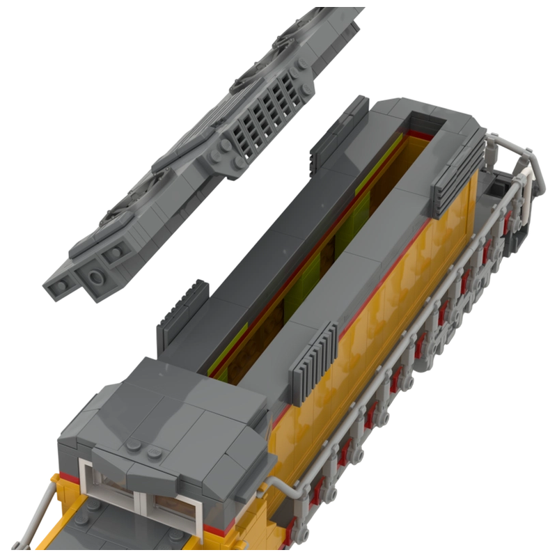 MOC Bricks Union Pacific Freig - Model Kit Locomotive ulasan dan harga