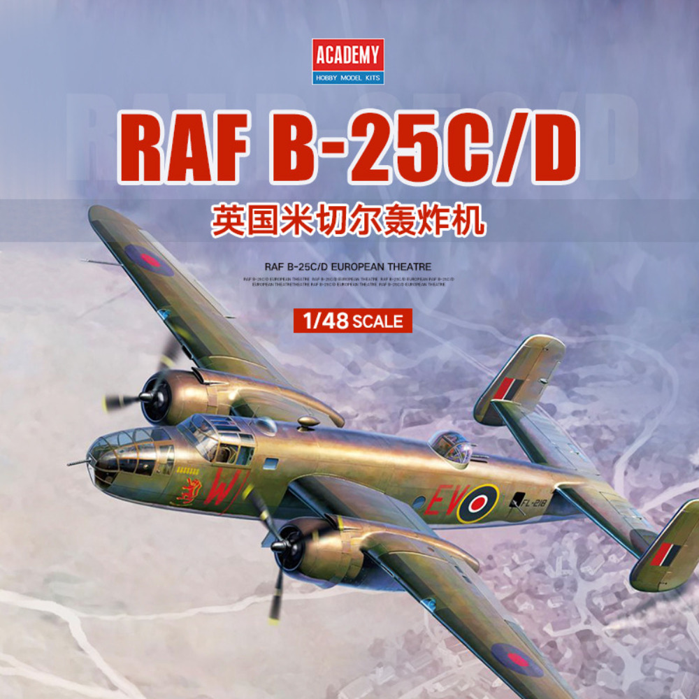 ACADEMY RAF B-25C/D 