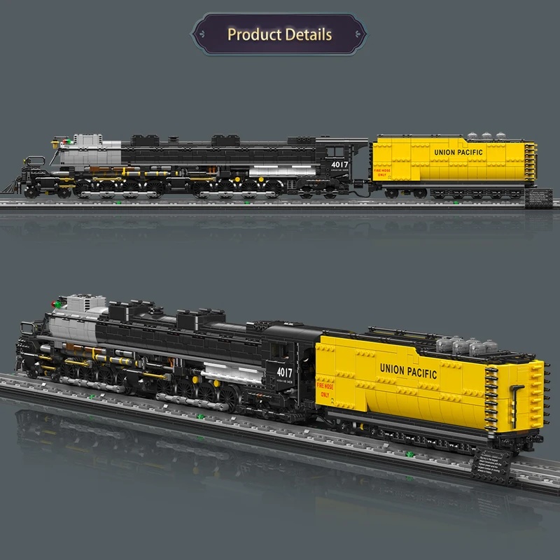 Mould King 12049 Wheeled steam - Model Kit Locomotive ulasan dan harga