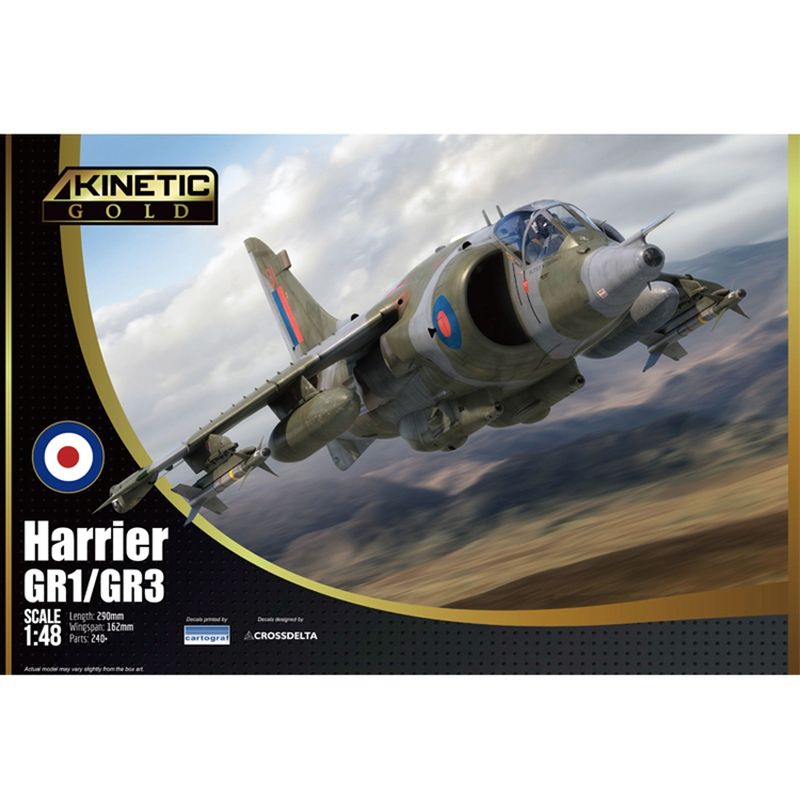 KINETIC K48060 1/48 Harrier GR - Model Kit Keroro ulasan dan harga