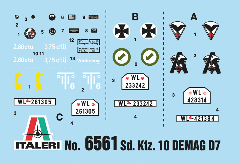 ITALERI Model 1/35 Scale Sd.Kf - Model Kit Italeri ulasan dan harga